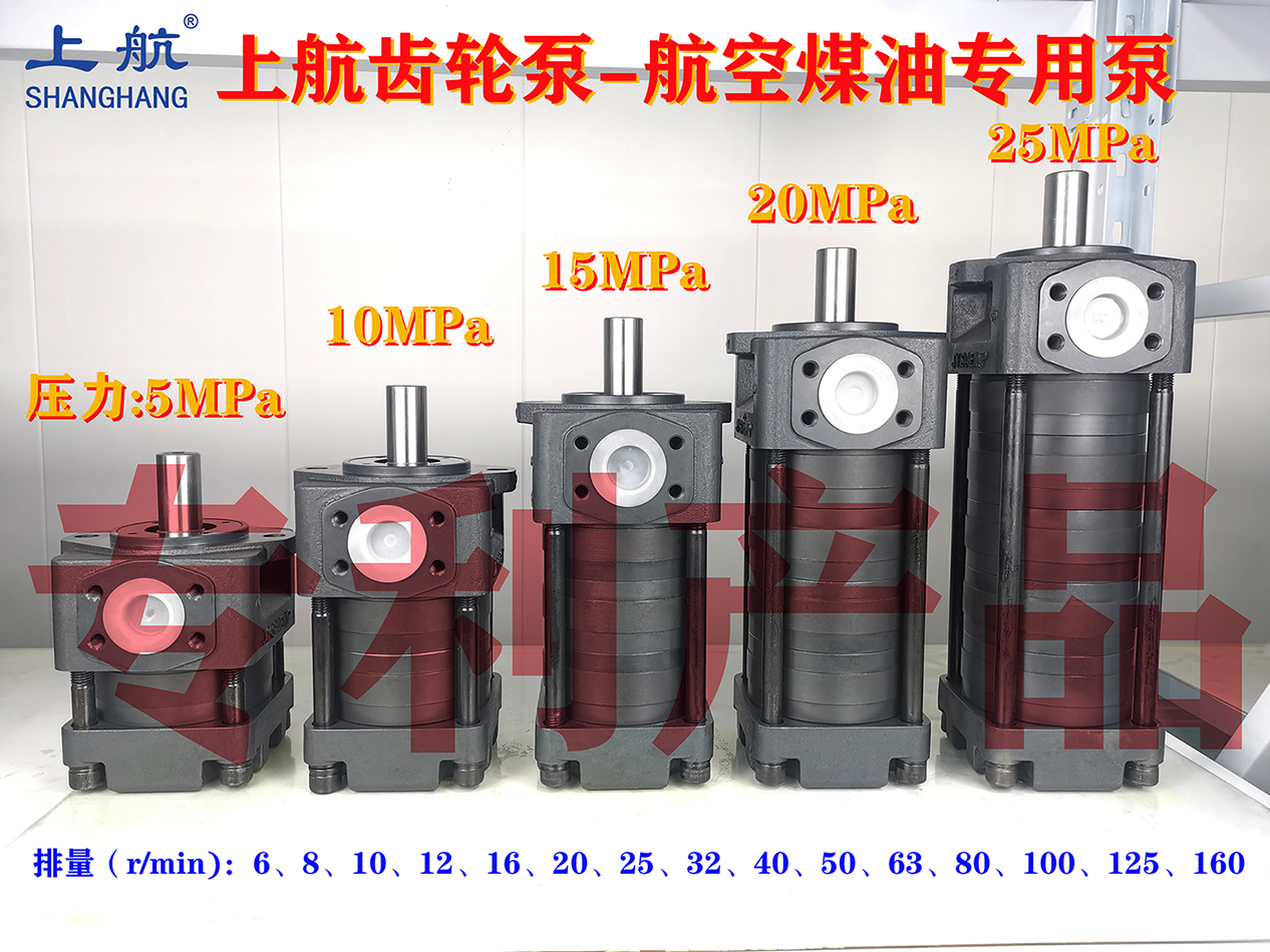 低粘度内啮合齿轮泵